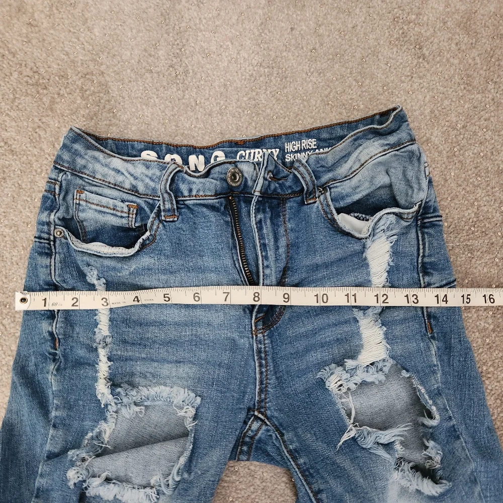 SONG Distressed Denim JEANS - Picture 2 of 12